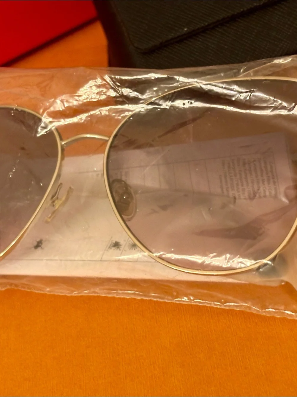 NIB, Salvatore Ferragamo Gold-Accented Brown Gradient Sunglasses
